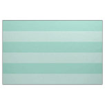 Aqua and Mint Wide Stripes Large Scale Fabric