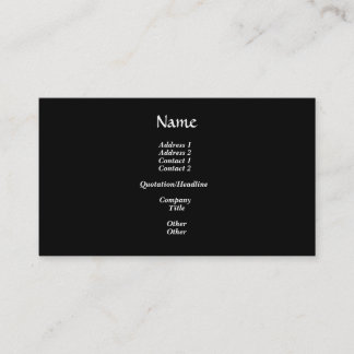 Aqua and Pink Colored Foil Rose Business Card