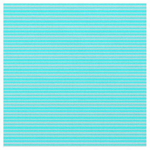 Aqua and Powder Blue Pattern of Stripes Fabric