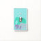 Aqua and Purple Elephants  Light Switch Cover