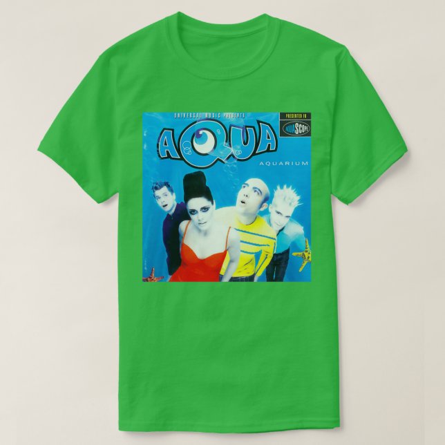 Aqua Aquarium Album T-Shirt (Design Front)