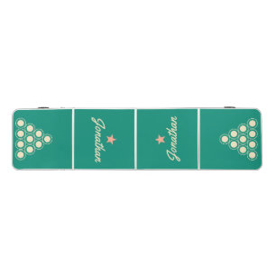 Aqua Beach Breeze Vintage PK Star Signature Beer Pong Table