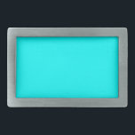 Aqua Belt Buckle<br><div class="desc">Aqua. Solid Color Tone. HEX CODE #00FFFF,  R:0,  G:255,  B:255 Like a Gift. Sweet Souvenir or Creative Present. 🎁 👍 😍 😊 ✨</div>