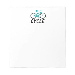 Aqua Bicycle - Cycle Notepad
