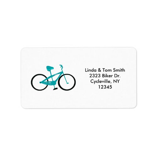 Aqua Bicycle Label
