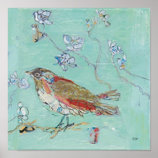 Aqua Bird Poster (Front)