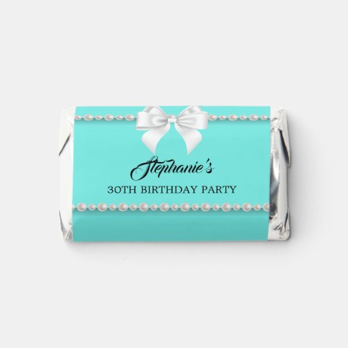 Aqua Birthday Bridal Event Elegant Tiffany Hersheys Miniatures