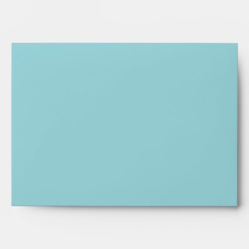 Aqua Blue Blank Customizable Envelope