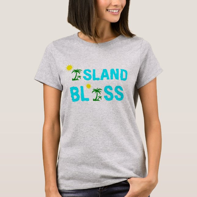 Aqua Blue Bliss T-Shirt (Front)