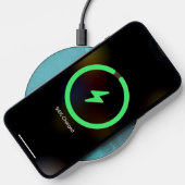 Aqua Blue Glass Wireless Charger (Phone)
