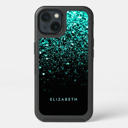 Aqua Blue Green Glitter Iphone 8 Plus/7 Plus Case