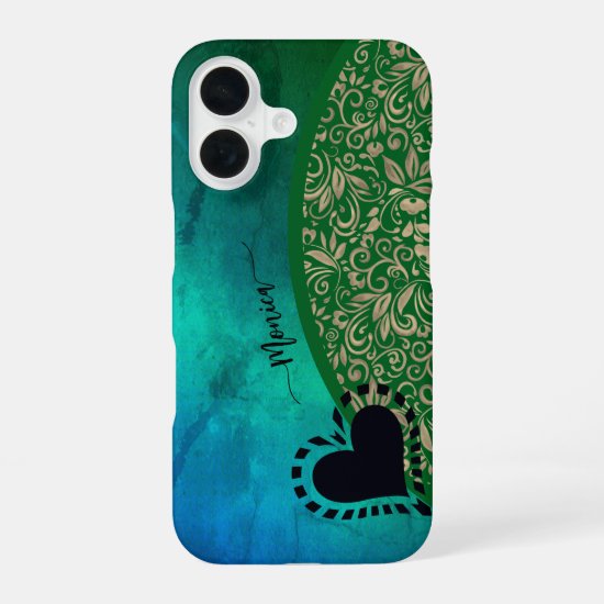 Modern Floral with Heart