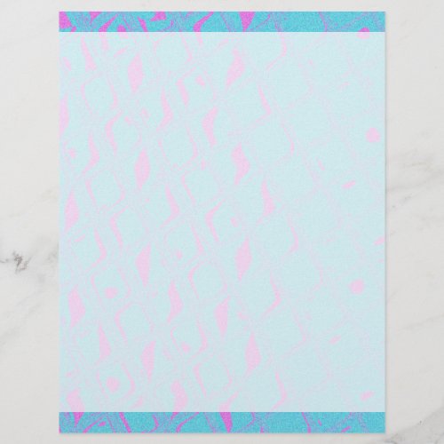 Aqua blue hot pink geometric abstract digital