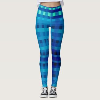 Aqua Blue  Leggings