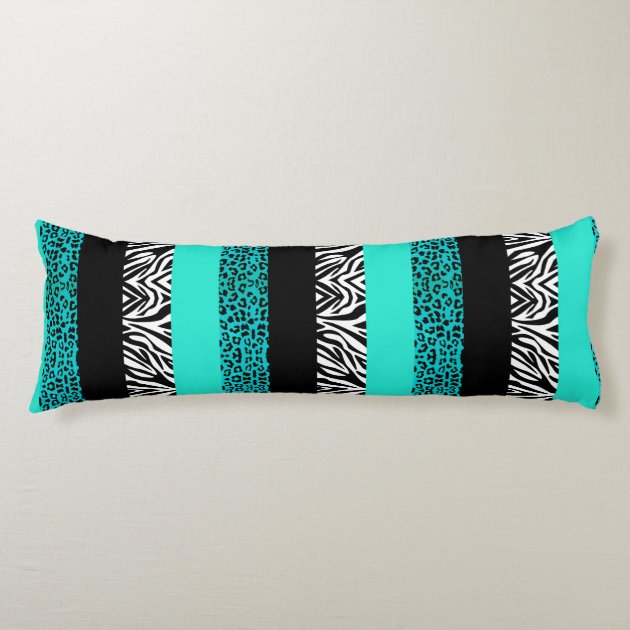 zebra print body pillow