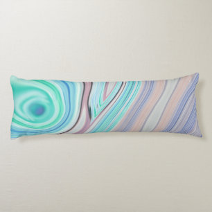 aqua blue mint green lilac purple pastel rainbow body pillow
