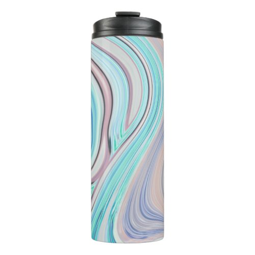 aqua blue mint green lilac purple pastel rainbow thermal tumbler