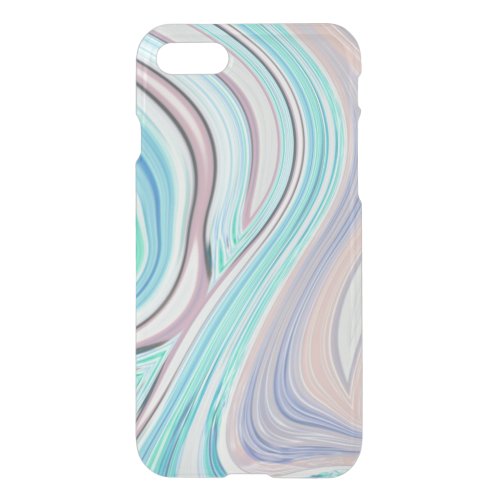 aqua blue mint green lilac purple pastel rainbow iPhone SE87 case