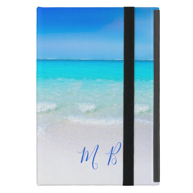 Aqua Blue Ocean Sea Sky  Vacation Case For iPad Mini (Front Closed)