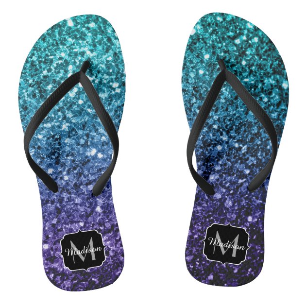 sparkly flip flop sandals