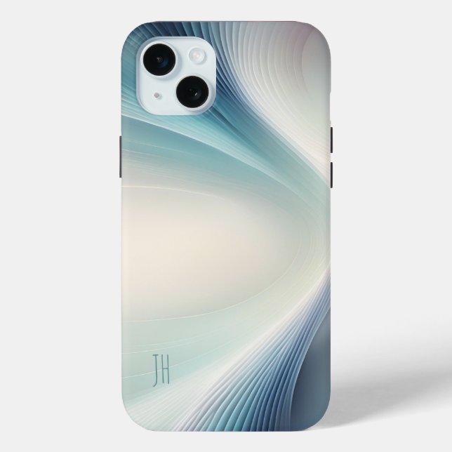 Aqua Blue Pearly Luminescent Case-Mate iPhone Case (Back)
