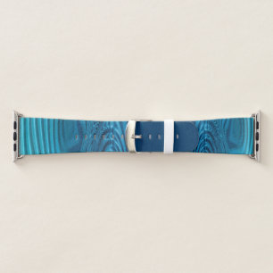 Aqua Blue Ripples Apple Watch Band