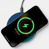 Aqua Blue Ripples Wireless Charger (Phone)