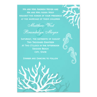 Mint Aqua Wedding Invitations Announcements Zazzle Aqua Glitter Layered Fancy Script Wedding Invitations