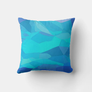 Aqua Blue Shades Pillow