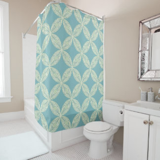 Aqua Blue Shower Curtain