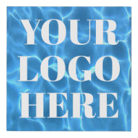 Aqua Blue Swimming Pool Photo for Your Logo