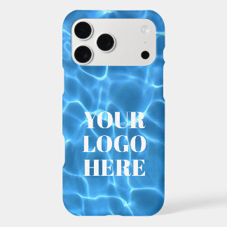 Aqua Blue Swimming Pool Photo for Your Logo iPhone 17 Pro Max Case