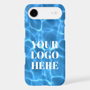 Aqua Blue Swimming Pool Photo Logo iPhone 17 Air Case