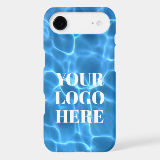 Aqua Blue Swimming Pool Photo Logo iPhone 17 Air Case