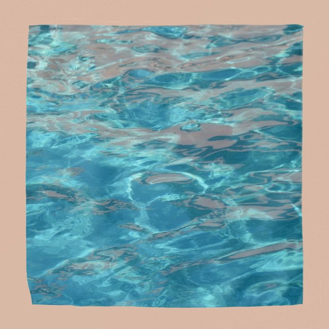 Aqua Blue Tropical Water Bandana (Creator Uploaded)