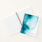 Aqua Blue Watercolor Background