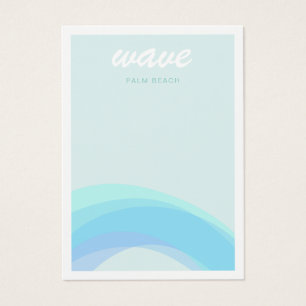 Aqua Blue Wave Nautical