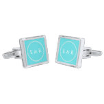 Aqua Blue Wedding Cufflinks