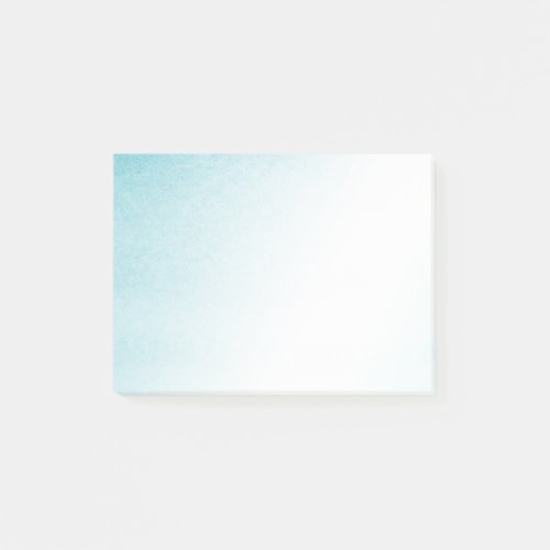 Aqua Blue White Ombre Post-it Notes