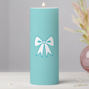 Aqua Bow Candle