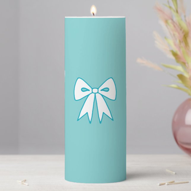  Aqua Bow Candle  (In Situ)