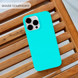 Aqua Bright Blue One of Best Solid Blue Shades For Case-Mate iPhone 14 Pro Max Case