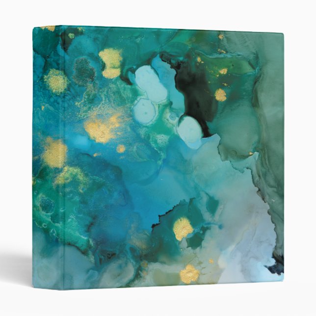 Aqua Brume I 3 Ring Binder (Front/Spine)