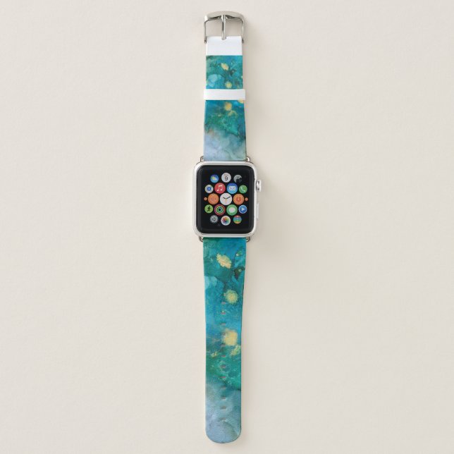 Aqua Brume I Apple Watch Band (Front)