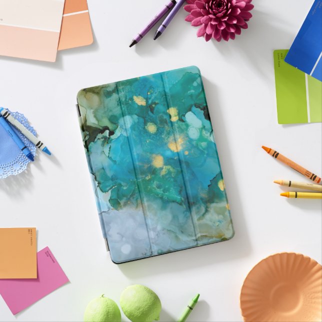 Aqua Brume I iPad Pro Cover (Desk)