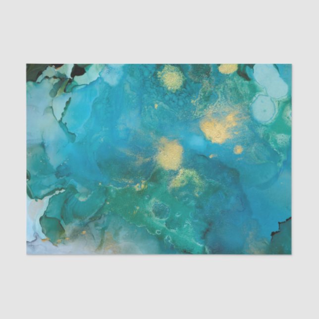 Aqua Brume I Tissue Paper (Front)
