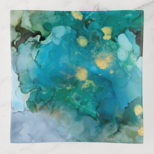 Aqua Brume I Trinket Tray