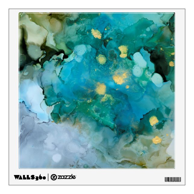 Aqua Brume I Wall Decal (Front)