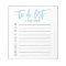 Aqua | Brush Lettered Personalized To Do List
