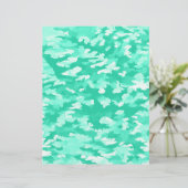 Aqua Camouflage Pattern (Standing Front)